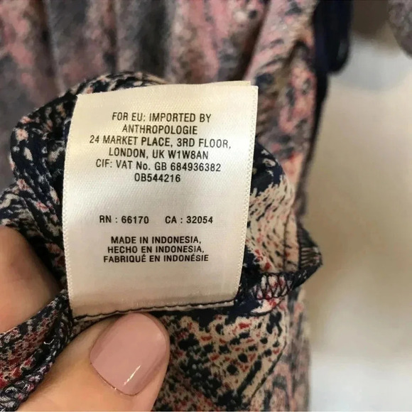 Anthropologie | Floreat | Mauve Zahara Snake Print Dress Women's Size Small S - Picture 6 of 7